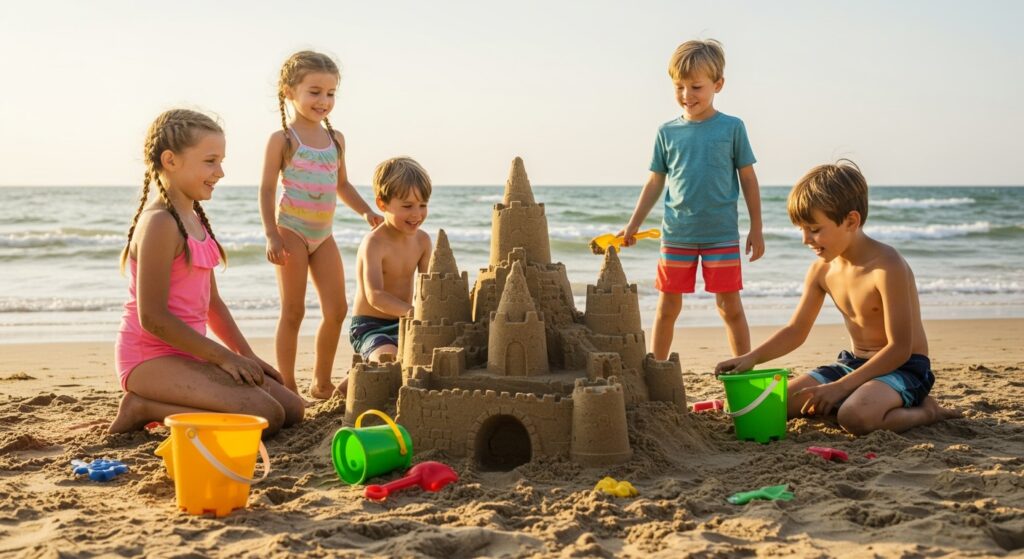 35 beach activities for kids that actually keep them happy